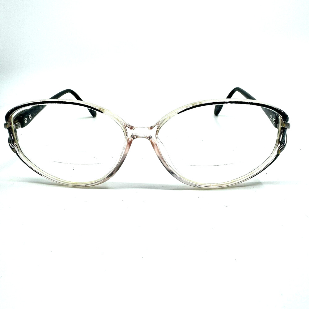 SILHOUETTE SPX M 1883 /20 6060 54-12 Clear Black Eyeglasses H10298